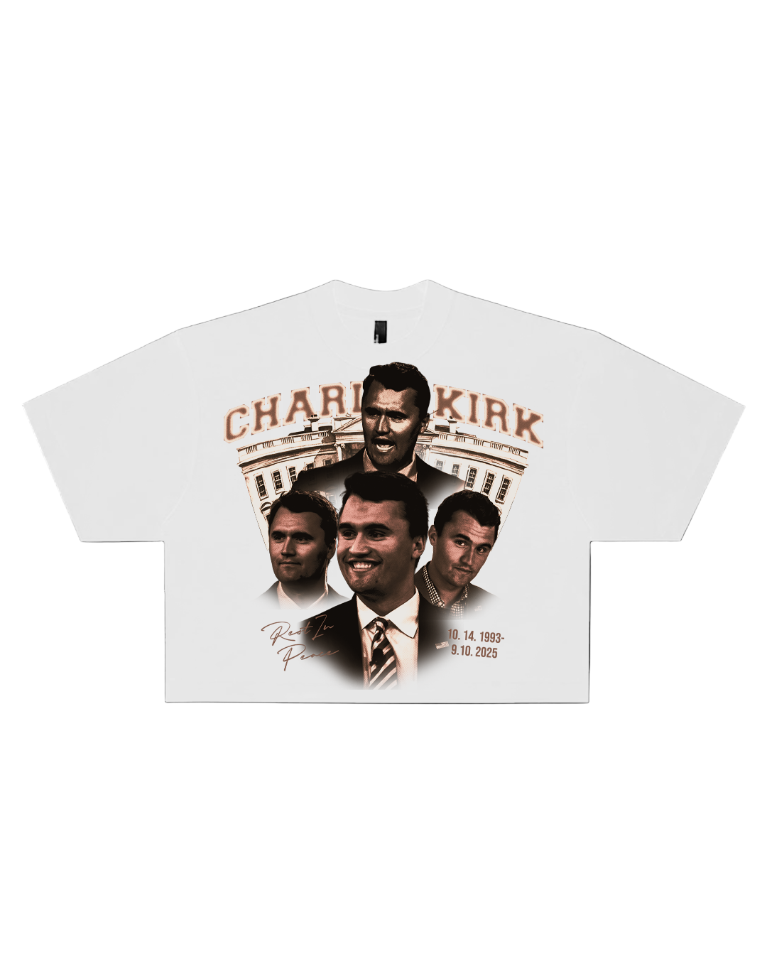 Charlie Kirk White T-shirt